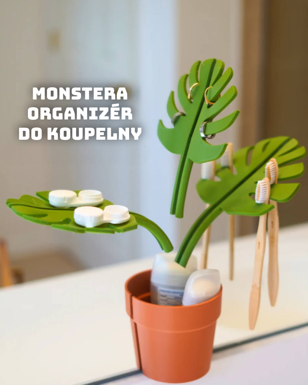 Mirror Monstera – pro přehlednější koupelnu