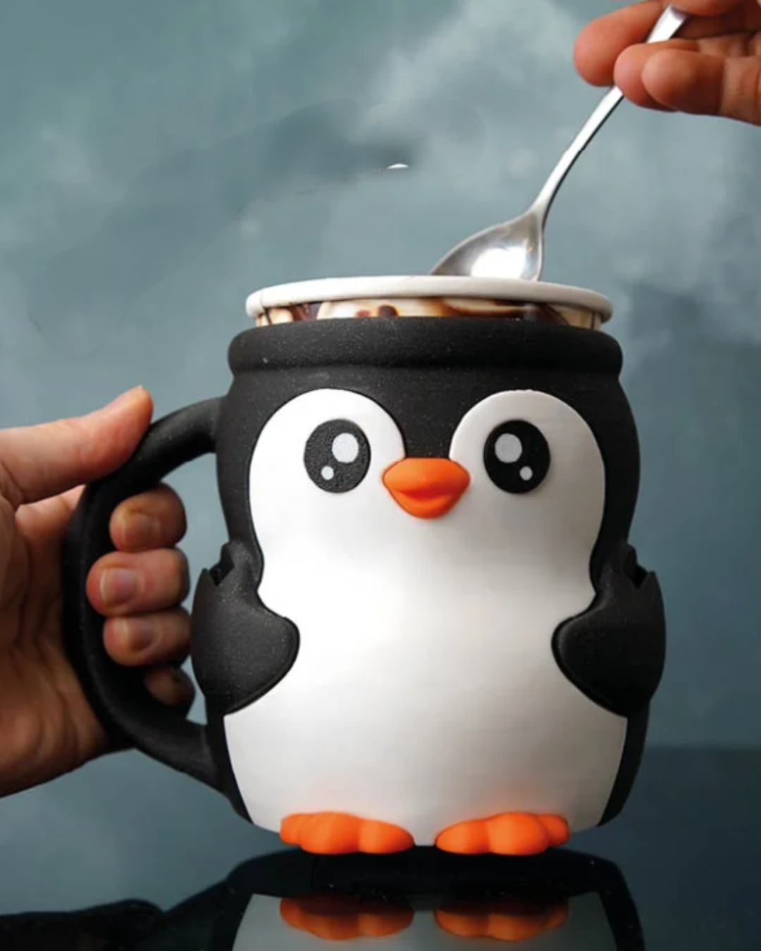 Tučňák - držák na zmrzlinu