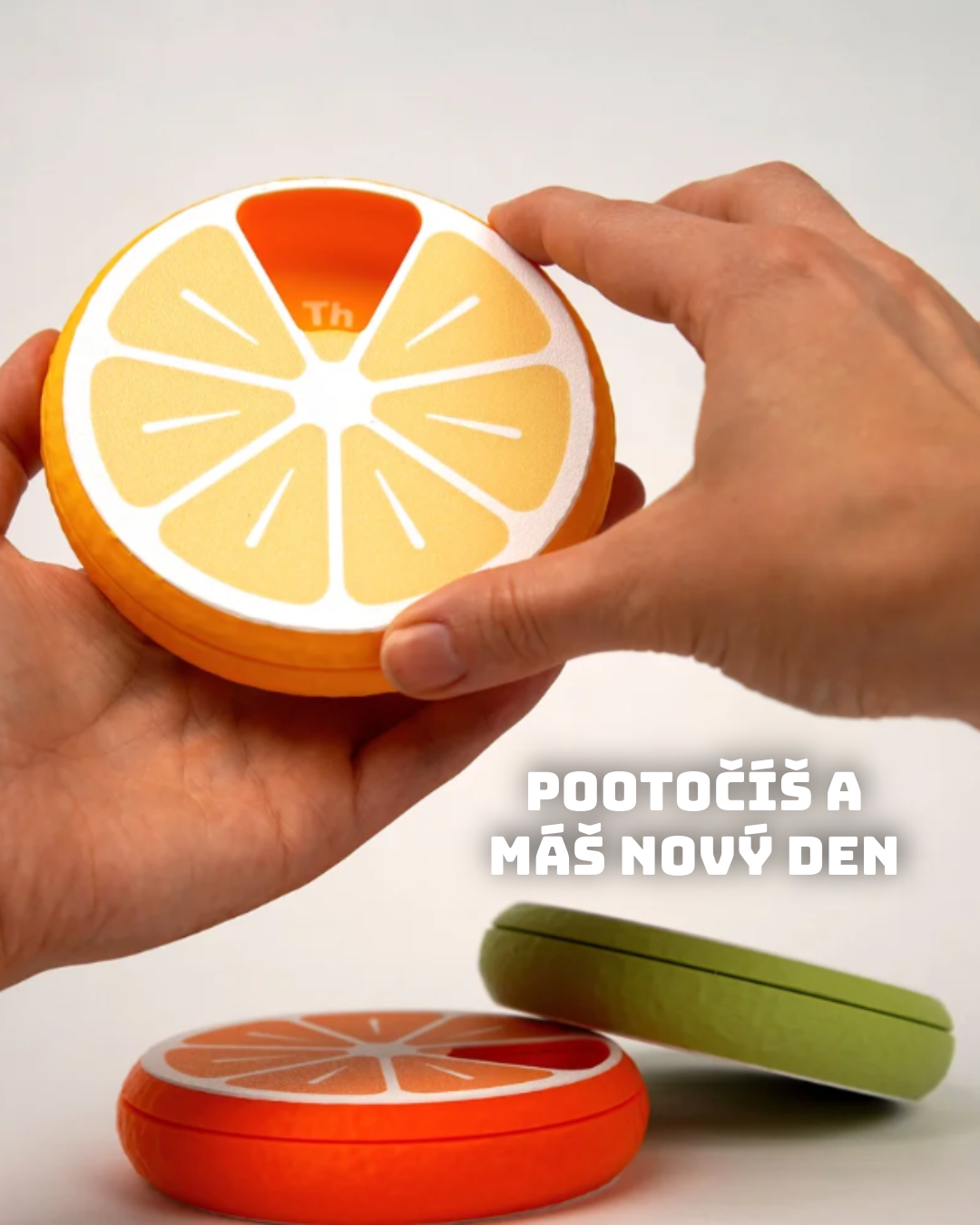 Organizér na léky - citrus