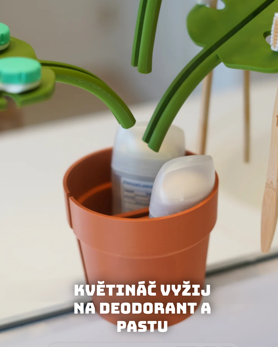 Mirror Monstera – pro přehlednější koupelnu