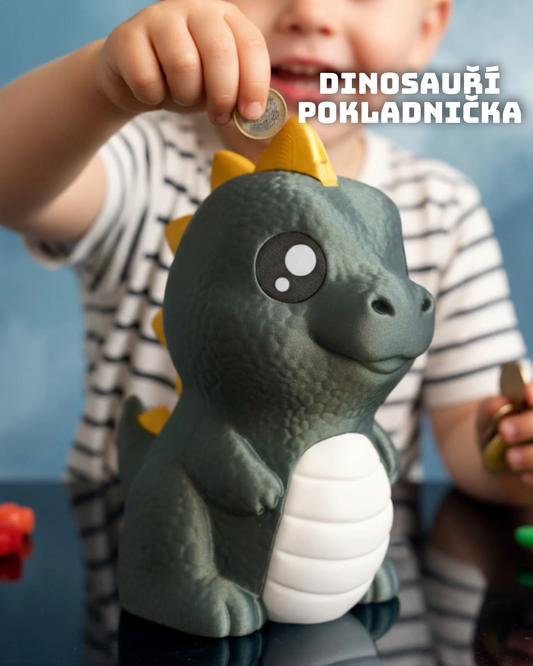 🦖 Dinosauří kasička na tvoje spoření 💰