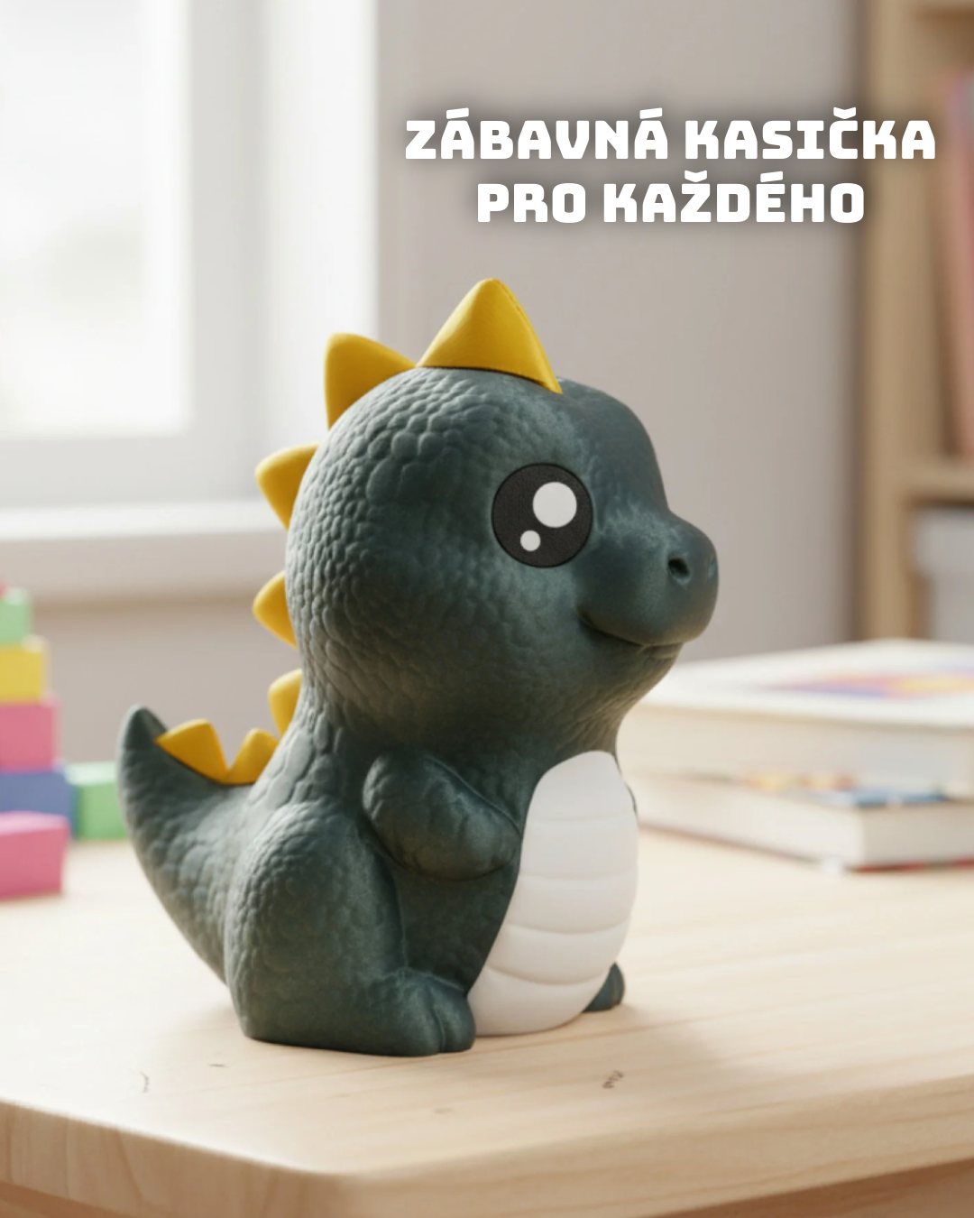 🦖 Dinosauří kasička na tvoje spoření 💰