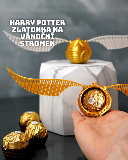 🪶 Golden Snitch – kousek kouzla z Bradavic u tebe doma ✨