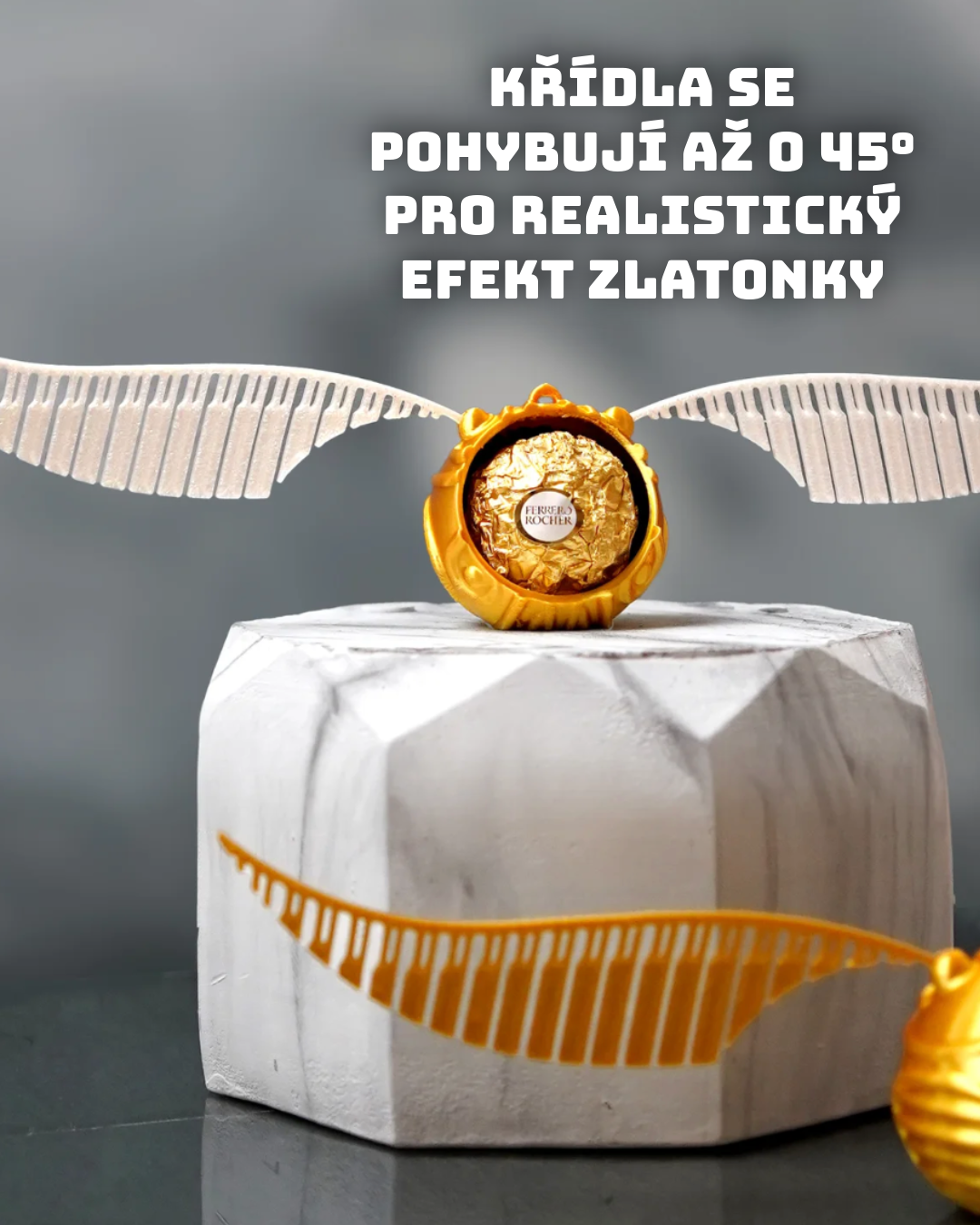 🪶 Golden Snitch – kousek kouzla z Bradavic u tebe doma ✨